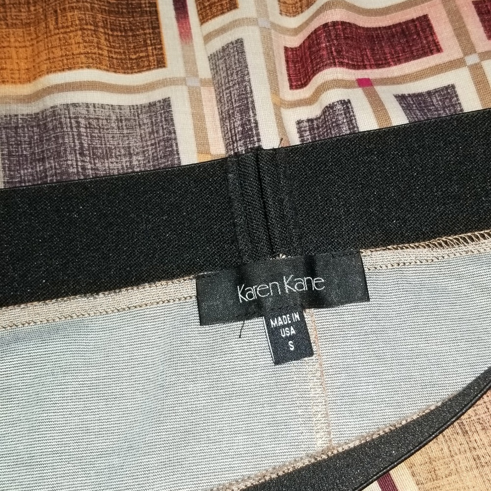 KAREN KANE Colorblock Stretch Pencil Skirt - Picture 3 of 4